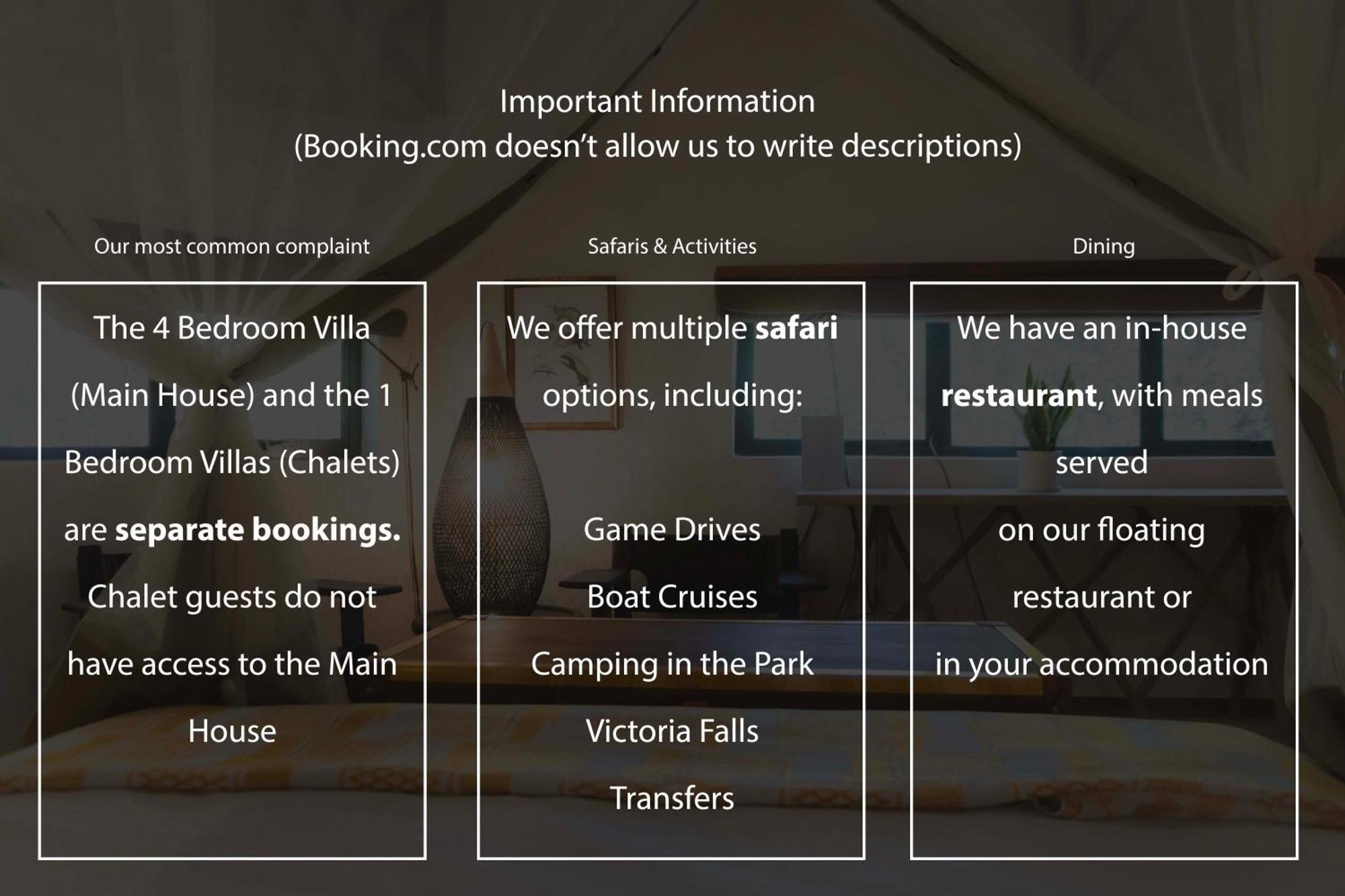 Chobe House Villa And Chalets Kasane Εξωτερικό φωτογραφία